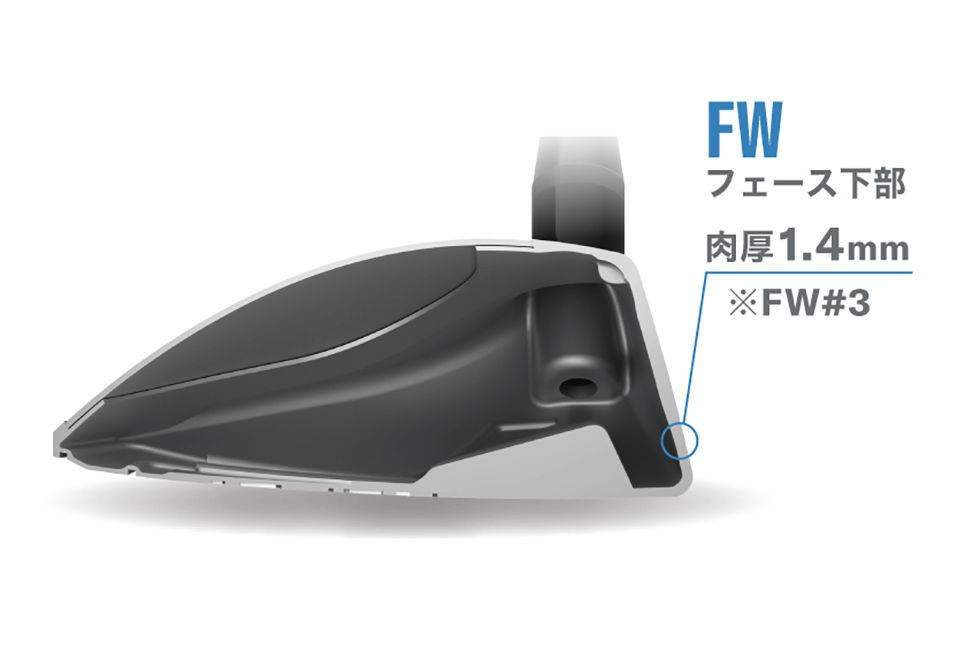 FW フェース下部 肉厚1.4mm ※FW#3